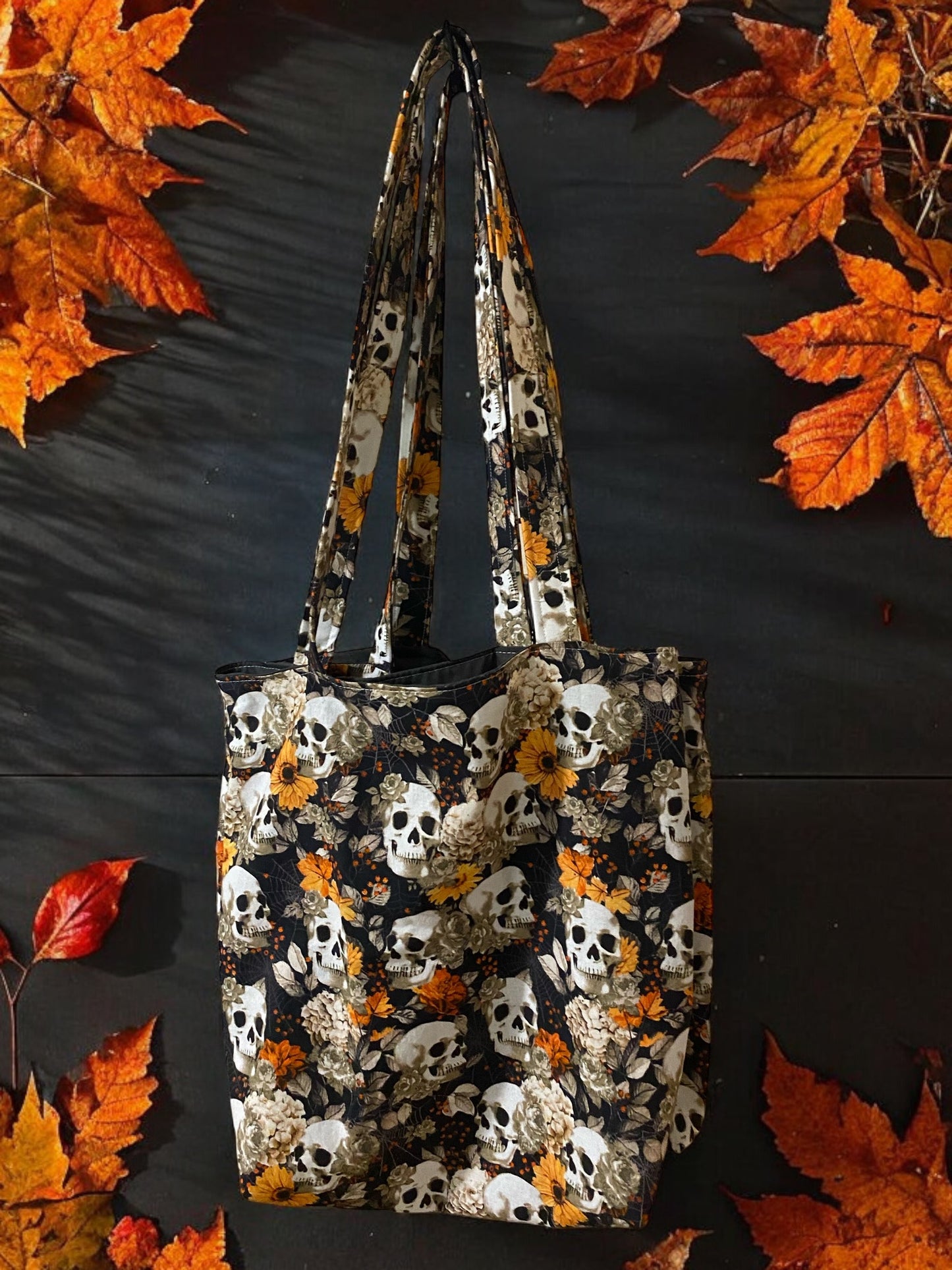 Skull Tote Bag (Fully Lined)